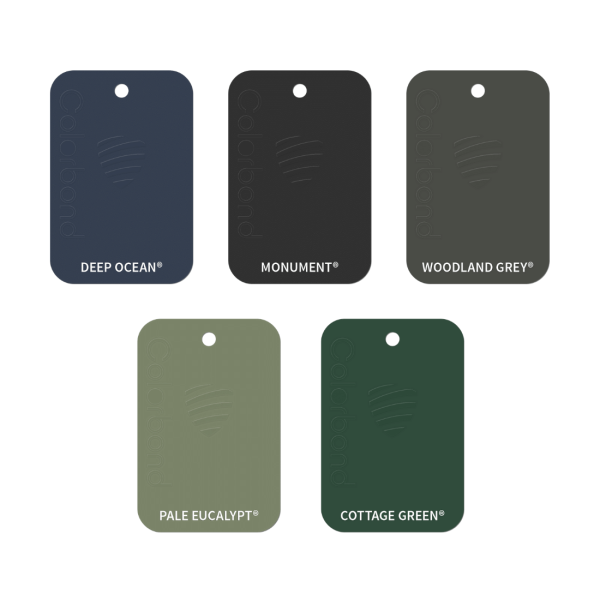 Colorbond Colours 2 1 1 1 1 1 4 2 1 1 1 2 2