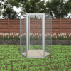 Gazebo Deluxe Flat Roof Silver