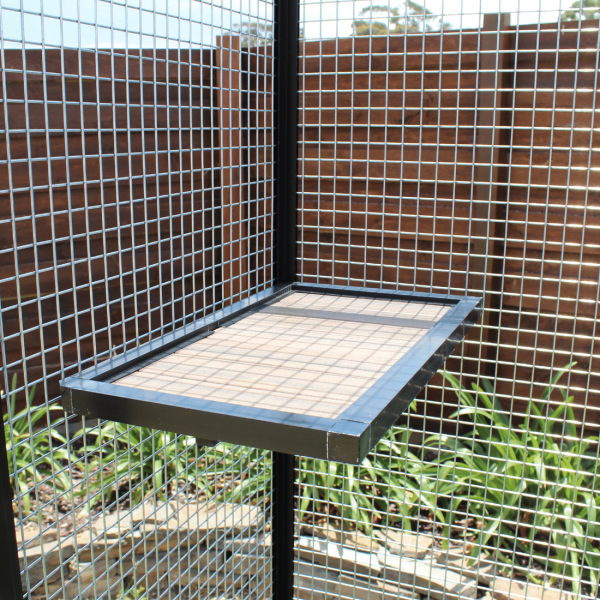 Timber Style Shelf Black 1