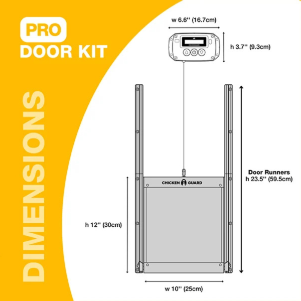 Chicken Guard Door Dimensions